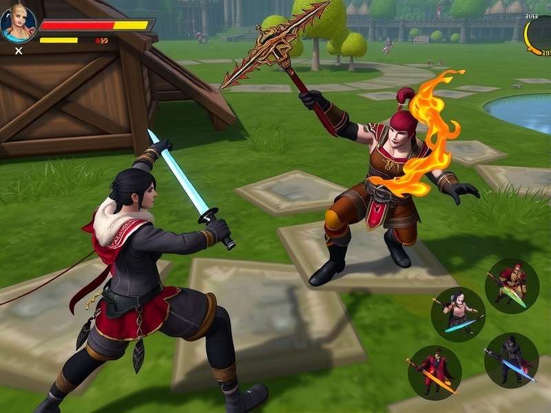 Mace Flame Guardian combat system